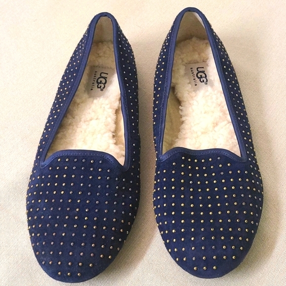UGG Shoes - 🍂🍁🍂NWOT!  UGG LEATHER STYLE#   1004001 SZ 7.5M SLIPPERS